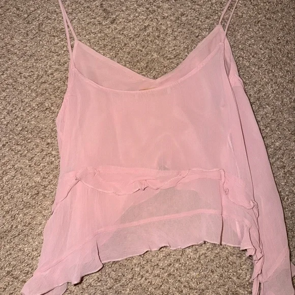 Mango Pink Chiffon Ruffle Too - Picture 5 of 11